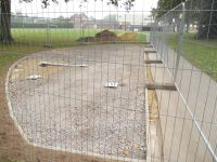 Stone layer for foundation of Outdoor Gym 2 & 3 015